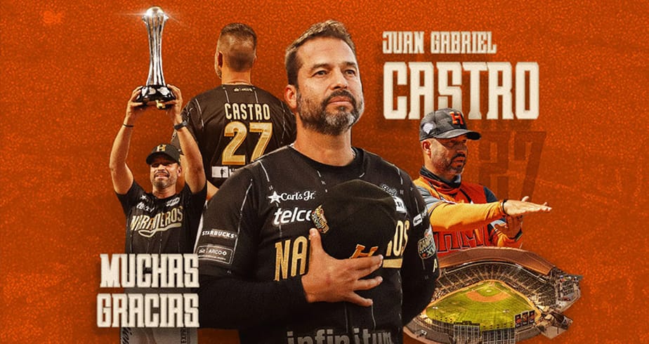 Termina la era de Juan Gabriel Castro como manager de Naranjeros