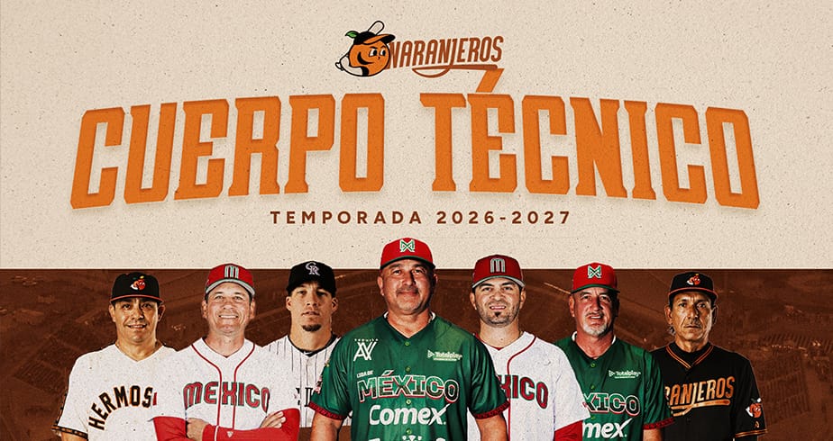 Definido el cuerpo técnico de Naranjeros