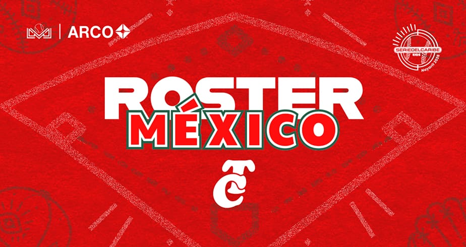 Tomateros de Culiacán presenta el roster de México Rojo para la Serie del Caribe Kids Nayarit 2026