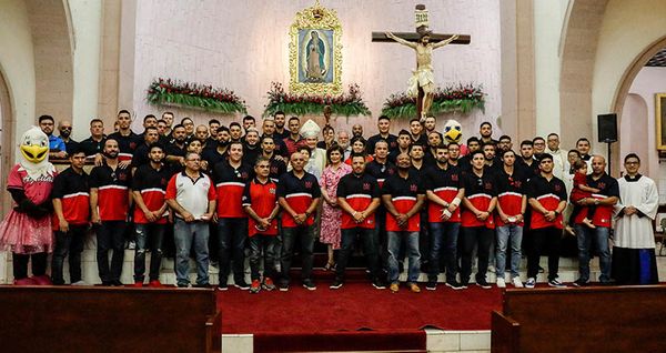 CELEBRAN TRADICIONAL MISA EN HONOR A LOS ÁGUILAS DE MEXICALI