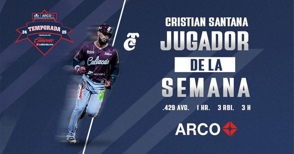 Cristian Santana es el Jugador Más Destacado de los Juegos Inaugurales