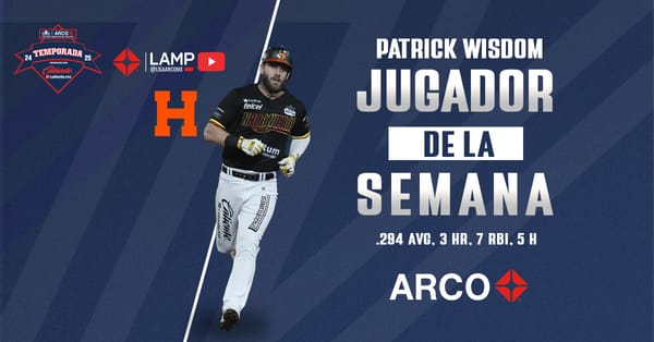 Patrick Wisdom Jugador de la Semana en la Liga ARCO