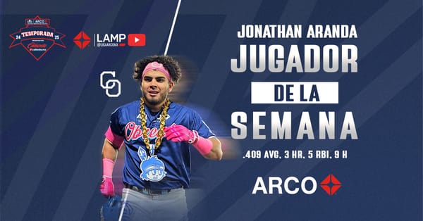 Jonathan Aranda Jugador de la Semana 11 en la Liga ARCO