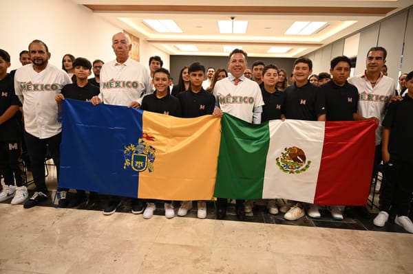 ABANDERAN AL REPRESENTATIVO MEXICANO QUE PARTICIPARÁ EN LA SERIE DEL CARIBE KIDS 2025