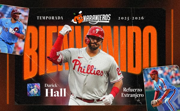 Darick Hall es el primer extranjero que se unirá a la Escuadra Naranja