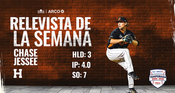 Chase Jessee gana el premio a Relevista de la Semana