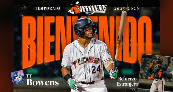 Naranjeros anuncia a Terry Bowens Jr. como nuevo refuerzo extranjero