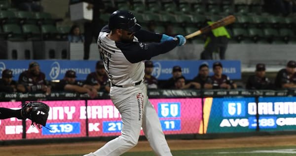 Orlando Piña pega grand slam y Algodoneros le gana a Tomateros