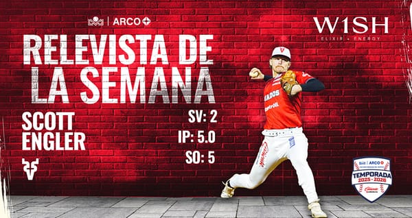 Scott Engler apretó el brazo y gana el premio a Relevista de la Semana