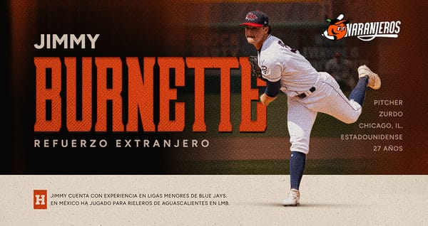 El zurdo Jimmy Burnette fortalecerá el relevo Naranjero
