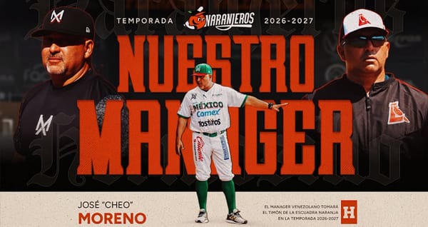 Naranjeros anuncia a José “Cheo” Moreno como su nuevo manager