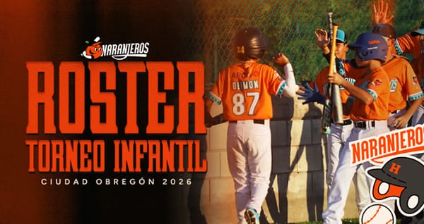 Listo el roster de Naranjeros para el torneo infantil de la LAMP